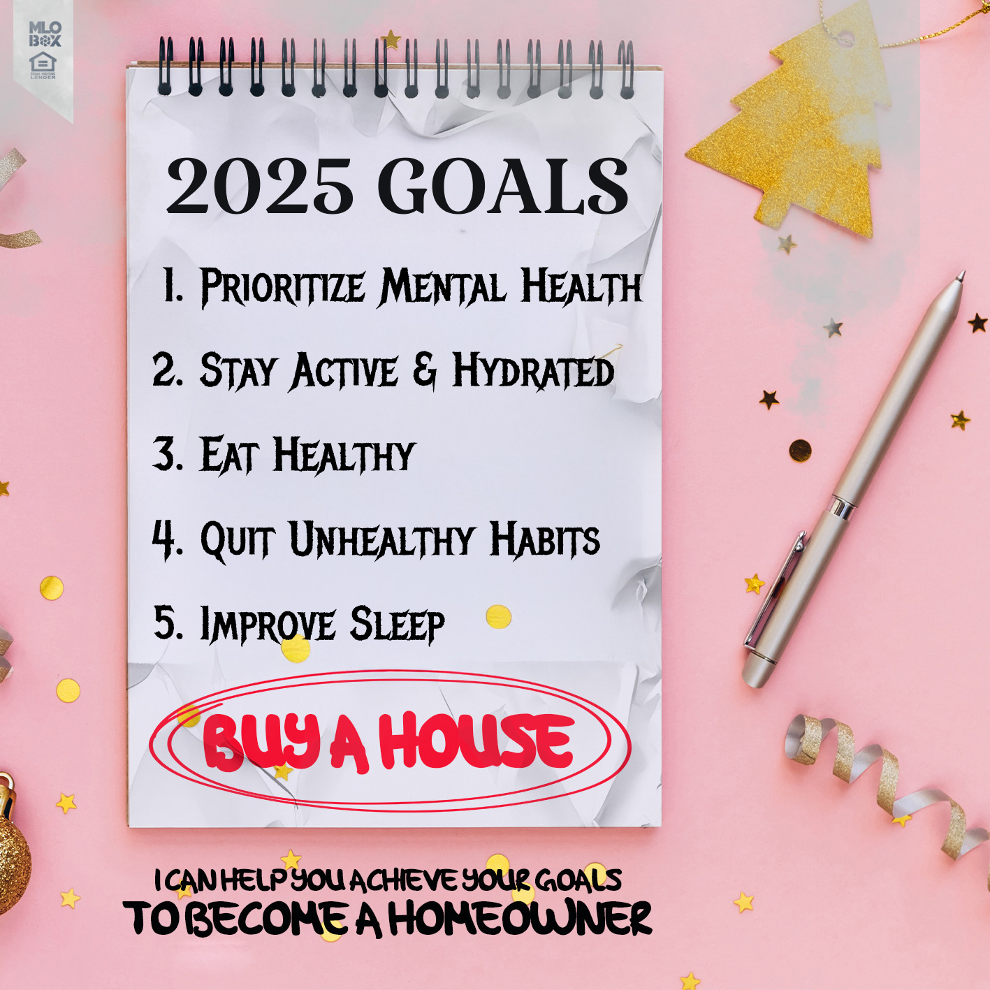 2024 GOALS - Sean Carroll - Mortgage Loan Originator
