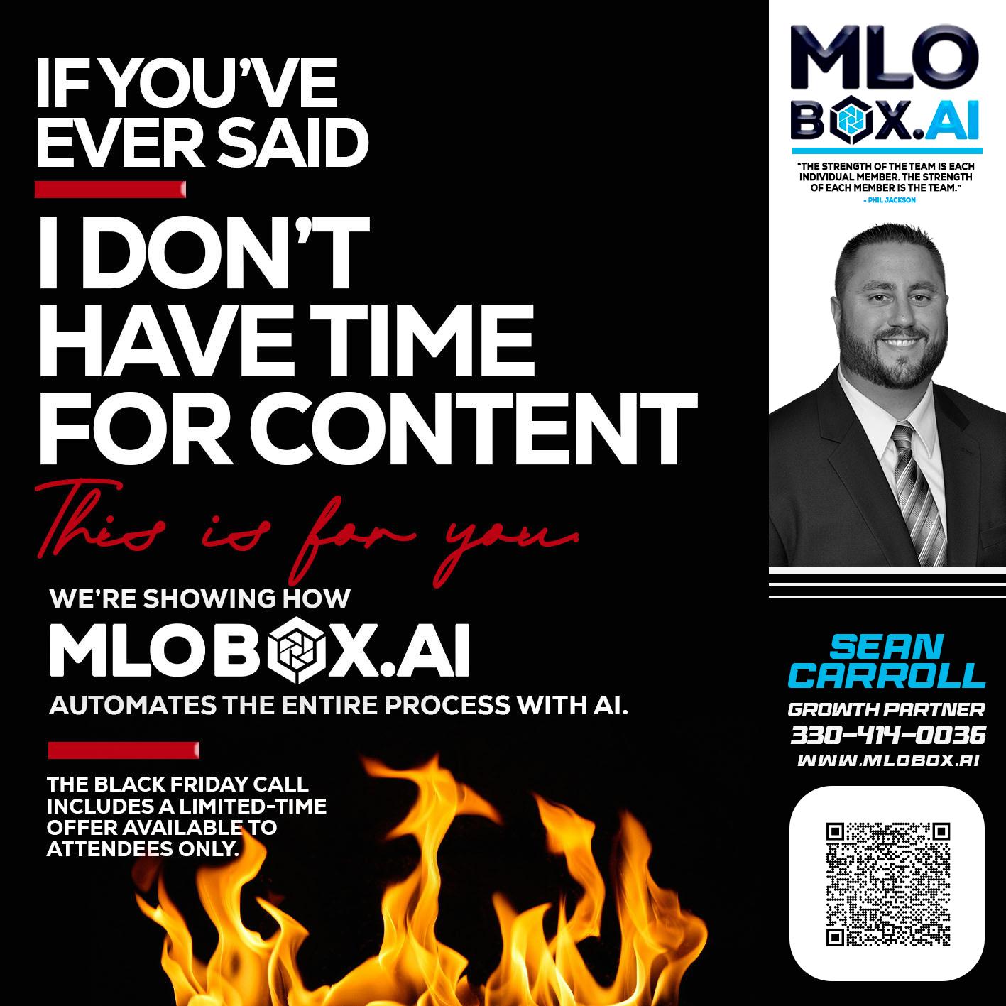 if you - Sean Carroll -Mortgage Loan Originator
