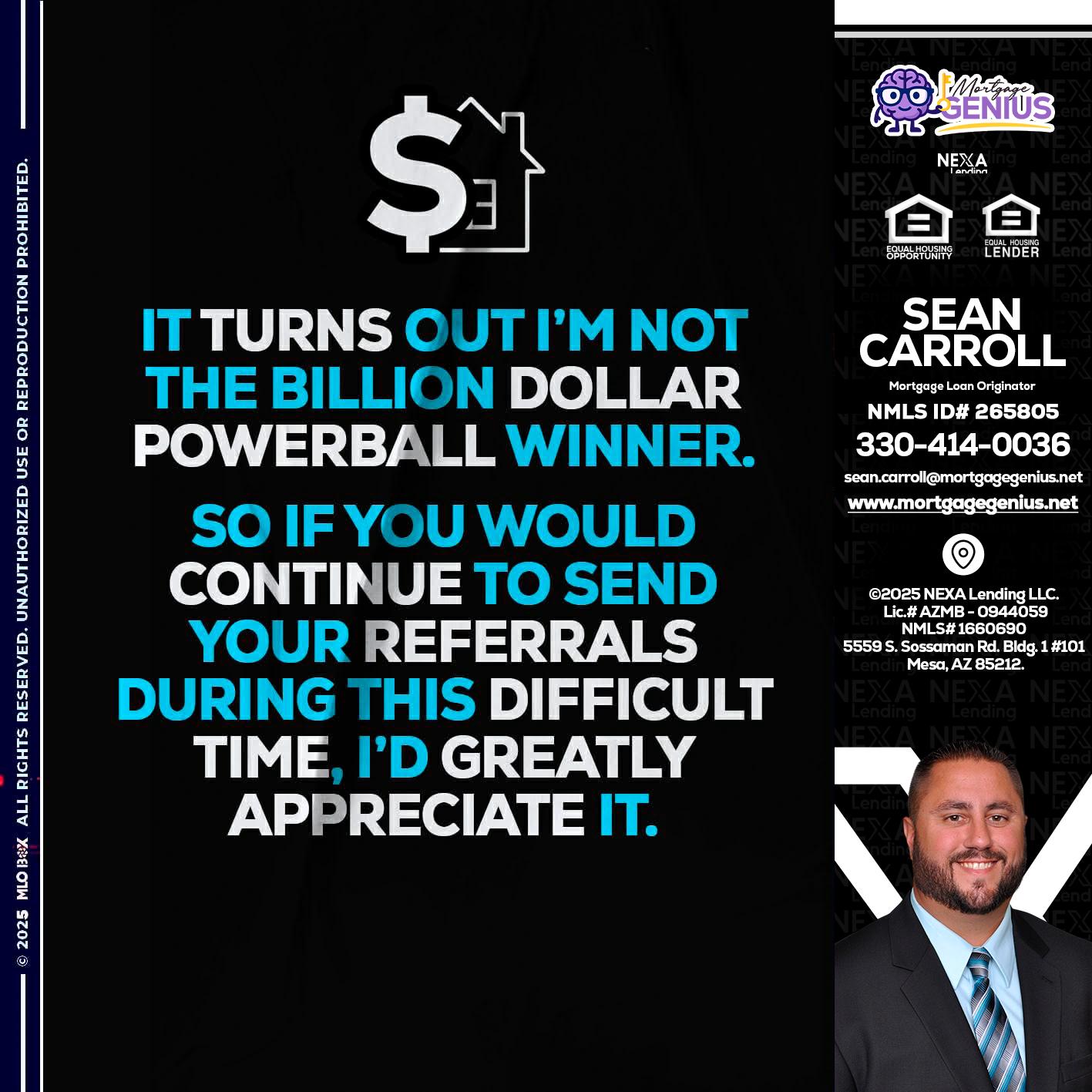 IT TURNS - Sean Carroll -Mortgage Loan Originator