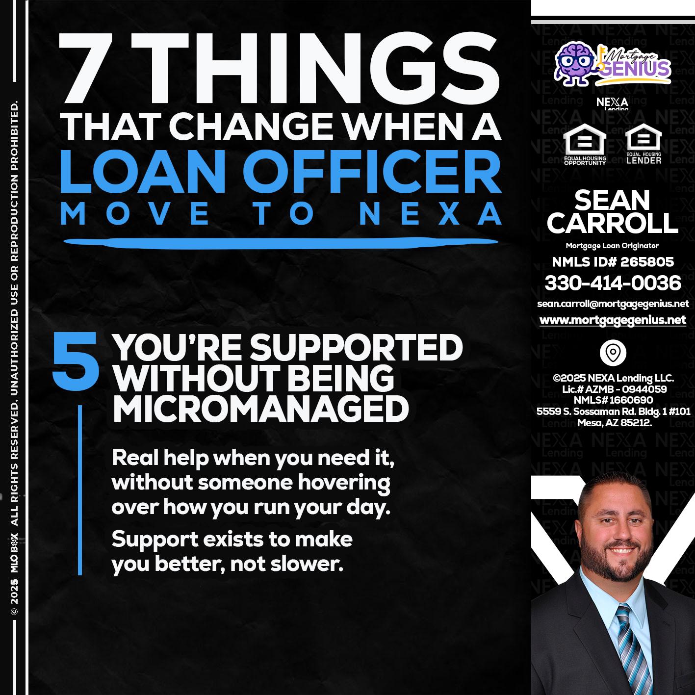 7 THINGS (5) - Sean Carroll -Mortgage Loan Originator