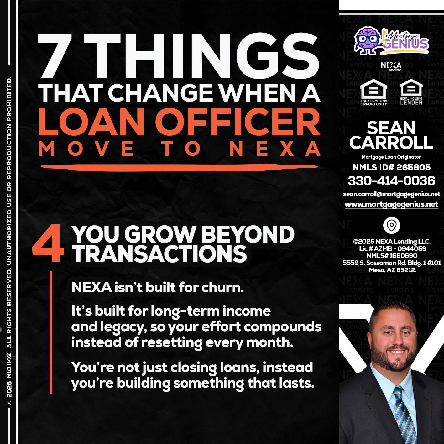 7 THINGS (4) - Sean Carroll -Mortgage Loan Originator