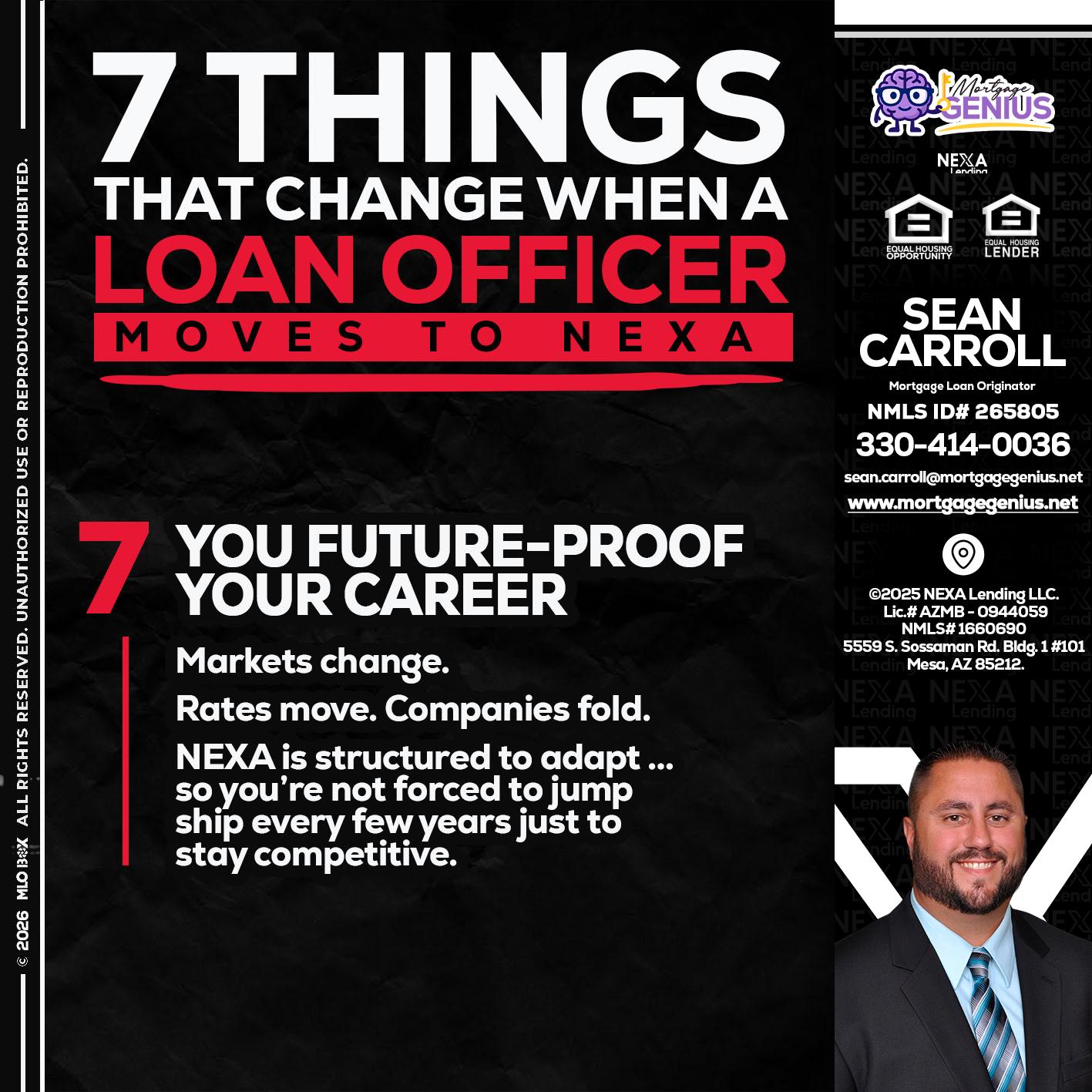 7 THINGS (7) - Sean Carroll -Mortgage Loan Originator