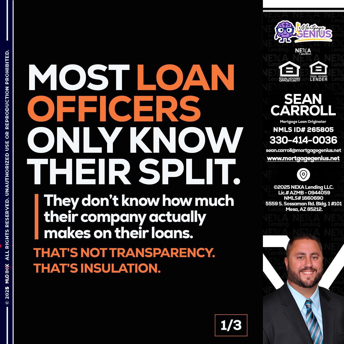 1 OF 3 - Sean Carroll -Mortgage Loan Originator