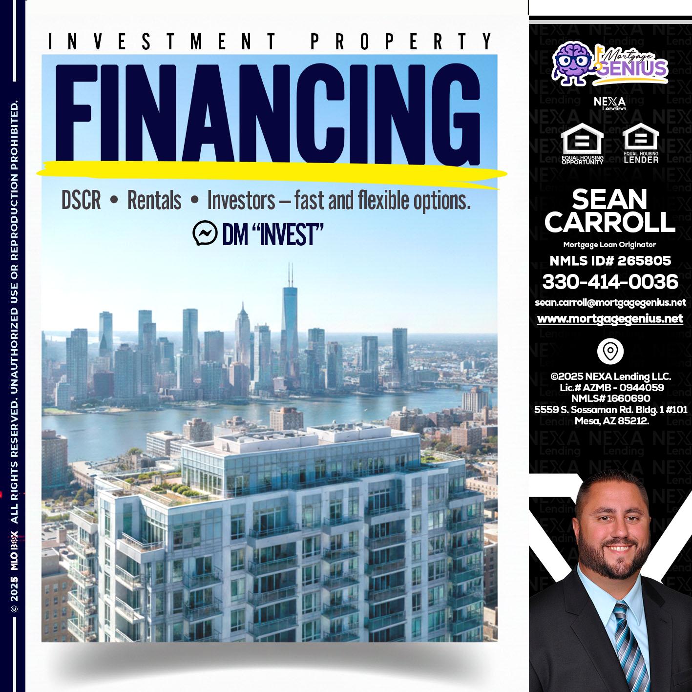 FINANCING - Sean Carroll -Mortgage Loan Originator