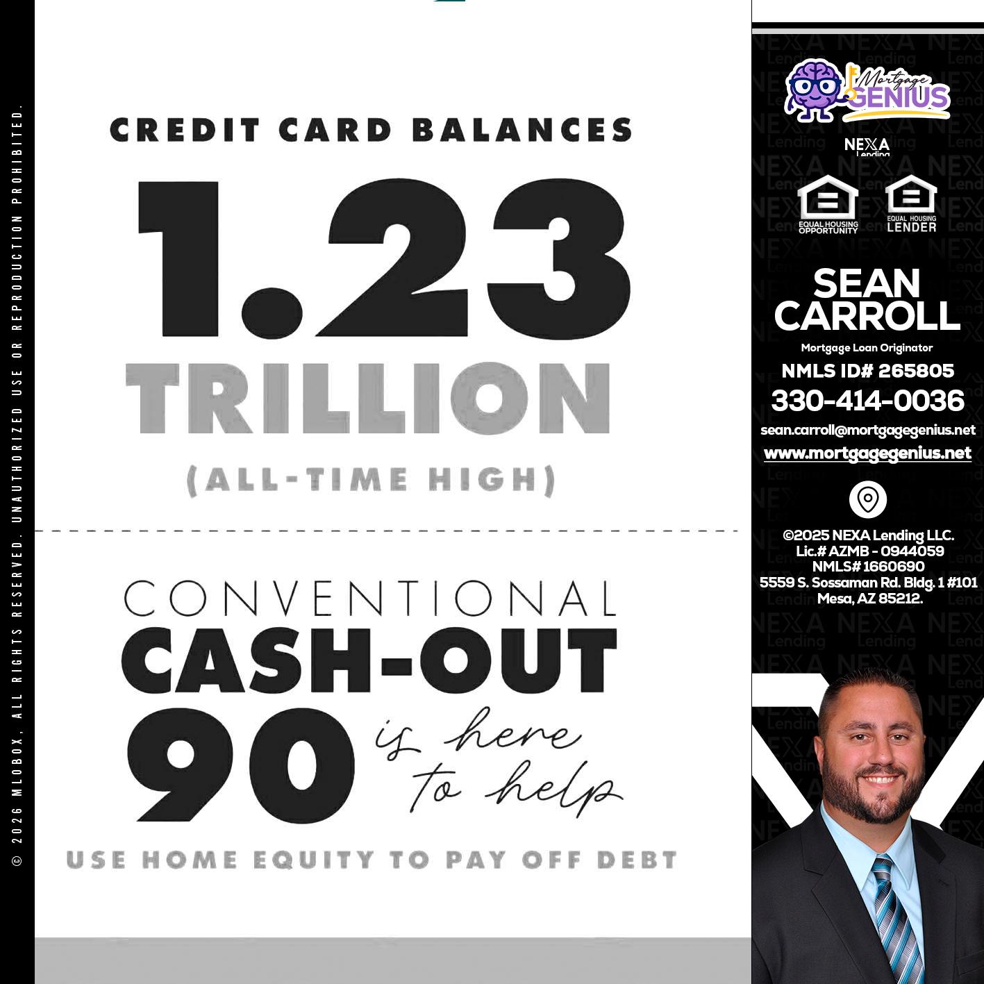 CREDIT CARD BALANCE - Sean Carroll -Mortgage Loan Originator