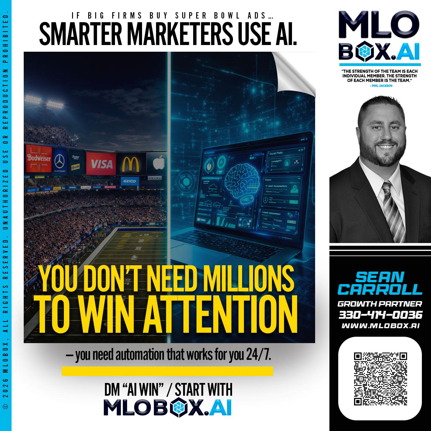 you don't need - Sean Carroll -Mortgage Loan Originator