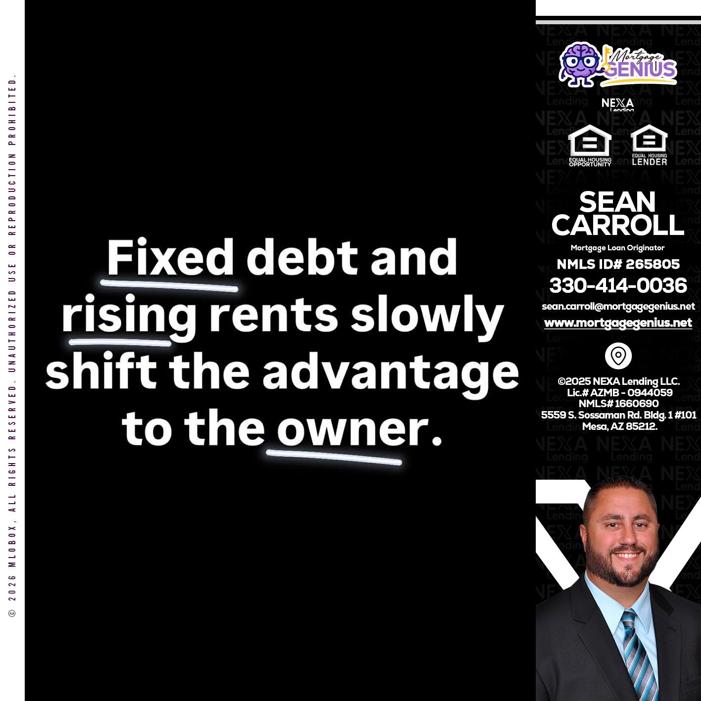 FIXED DEBT - Sean Carroll -Mortgage Loan Originator