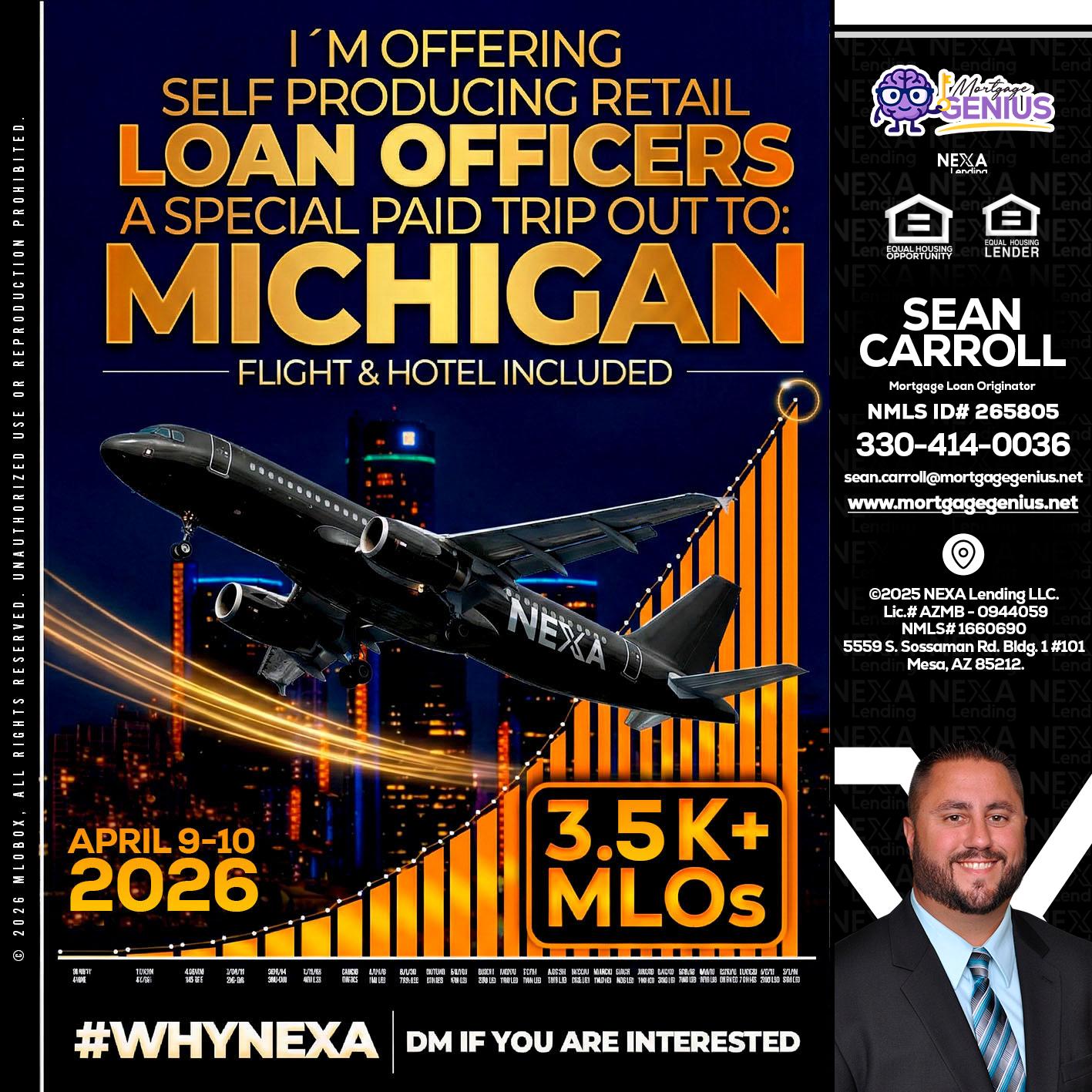 3.5K - Sean Carroll -Mortgage Loan Originator