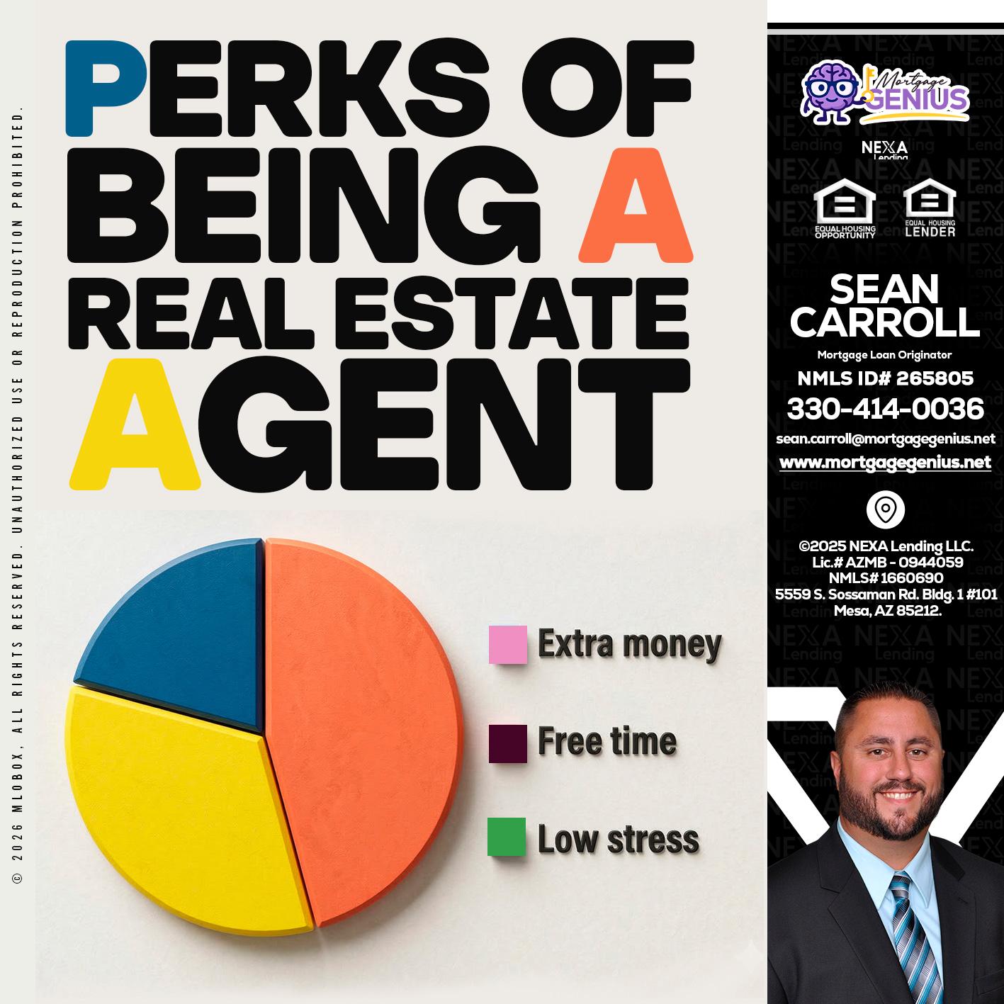 PERKS OF BEING - Sean Carroll -Mortgage Loan Originator