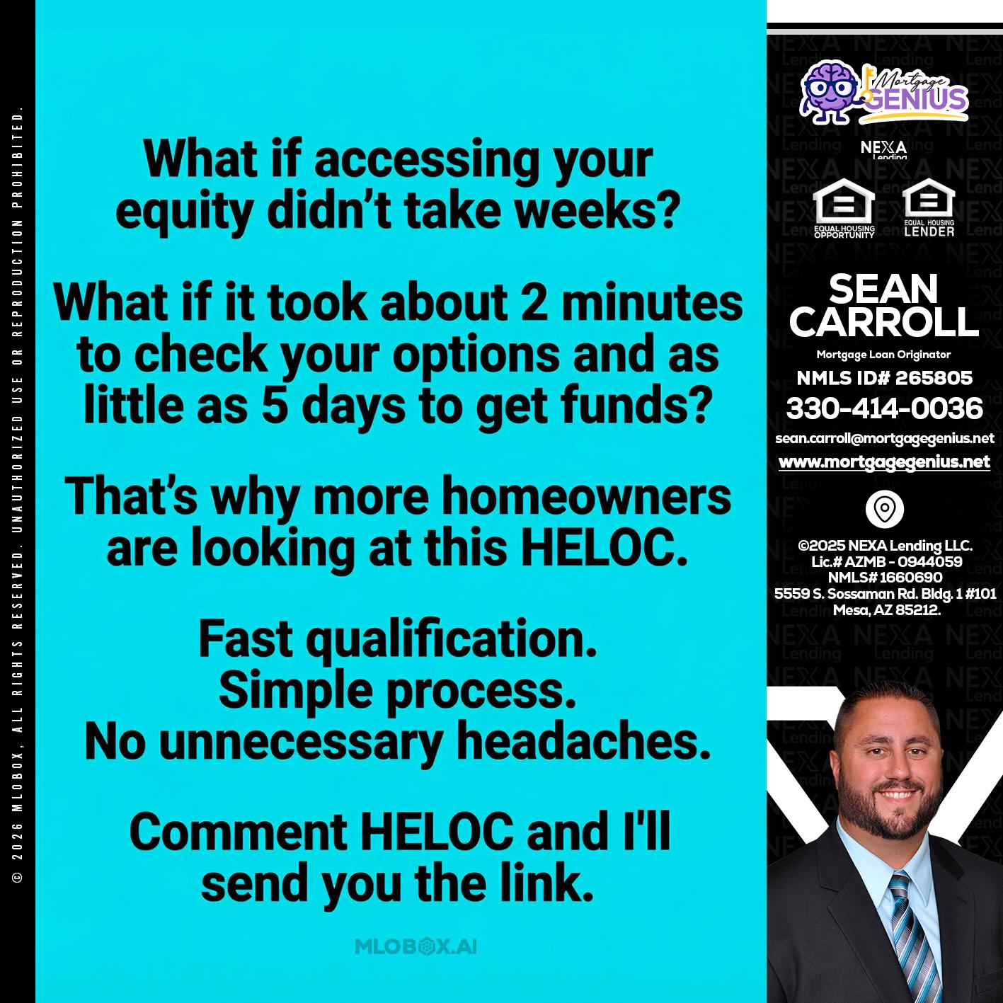 what if - Sean Carroll -Mortgage Loan Originator