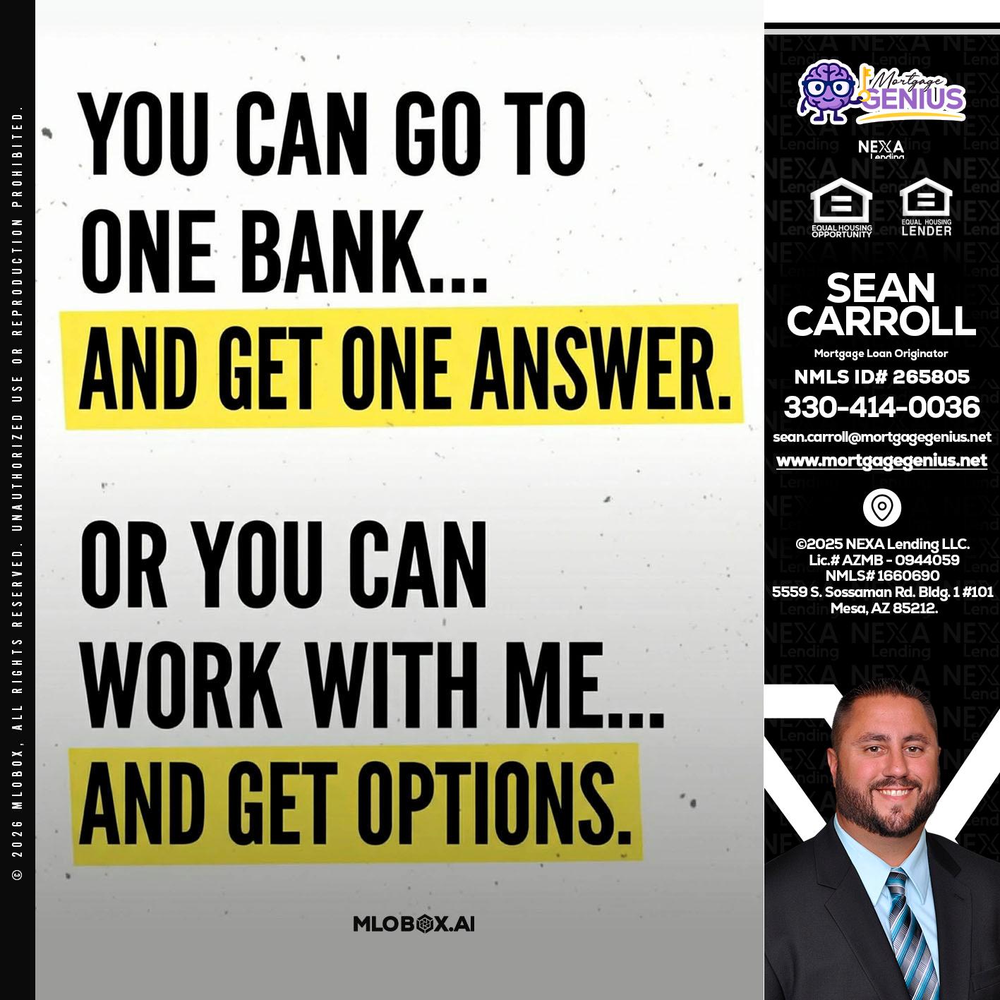 YOU CAN GO TO - Sean Carroll -Mortgage Loan Originator