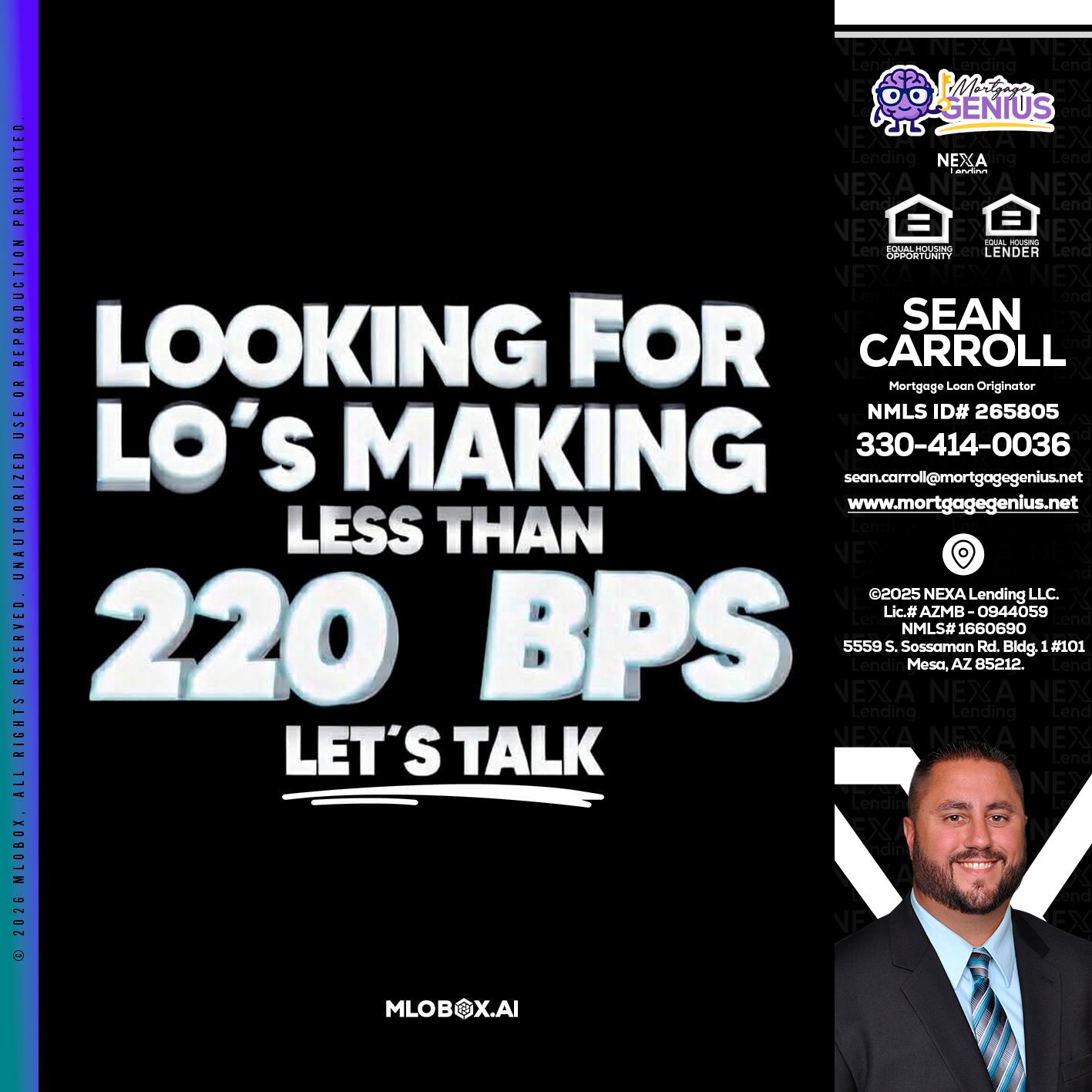 LOOKING FOR - Sean Carroll -Mortgage Loan Originator
