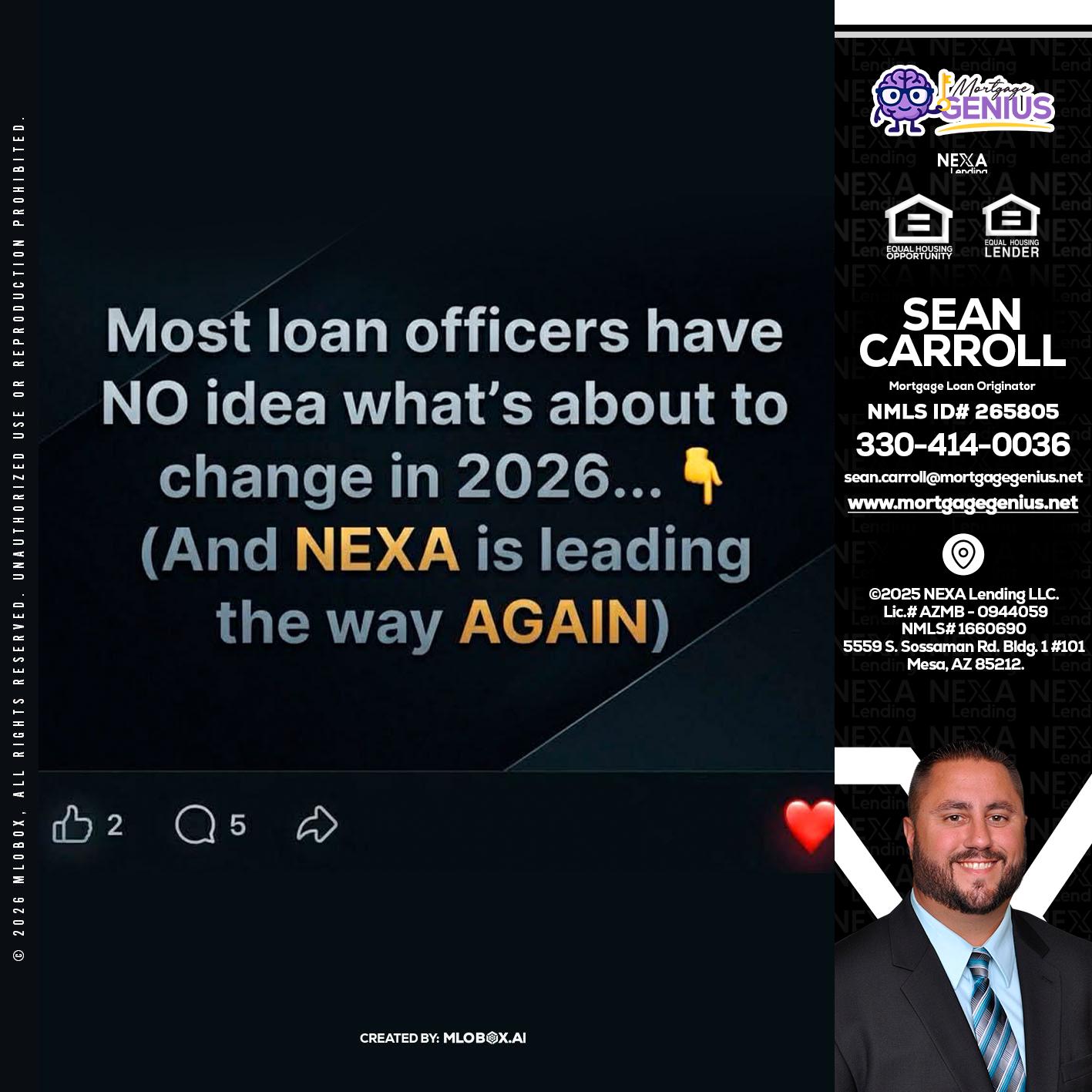 most loan officers - Sean Carroll -Mortgage Loan Originator