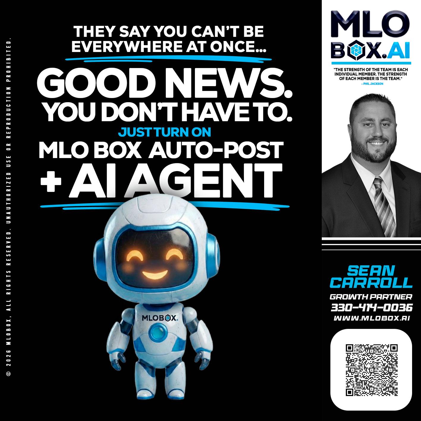 GOOD NEWS - Sean Carroll -Mortgage Loan Originator
