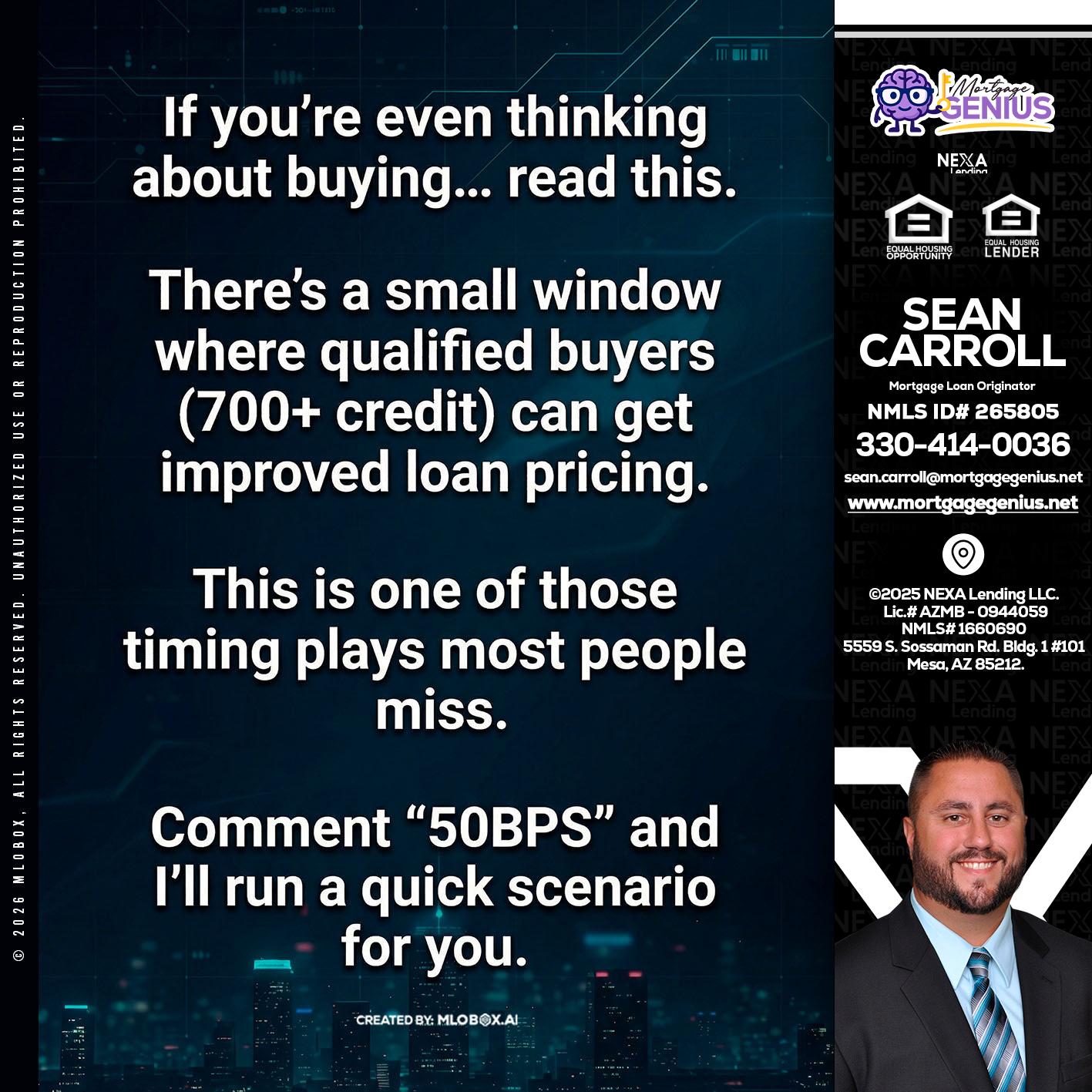 IF YOU EVER - Sean Carroll -Mortgage Loan Originator