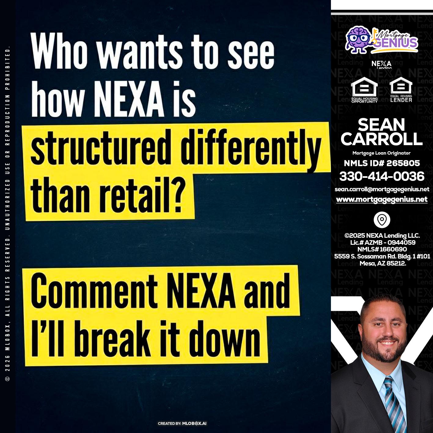 who want to see - Sean Carroll -Mortgage Loan Originator