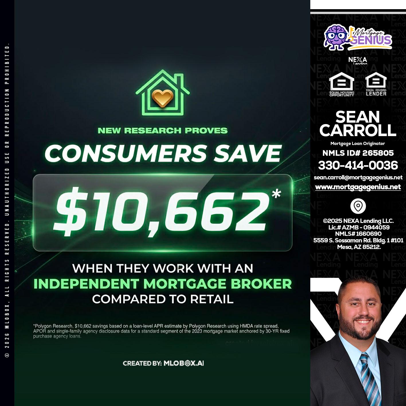 10,662 - Sean Carroll -Mortgage Loan Originator