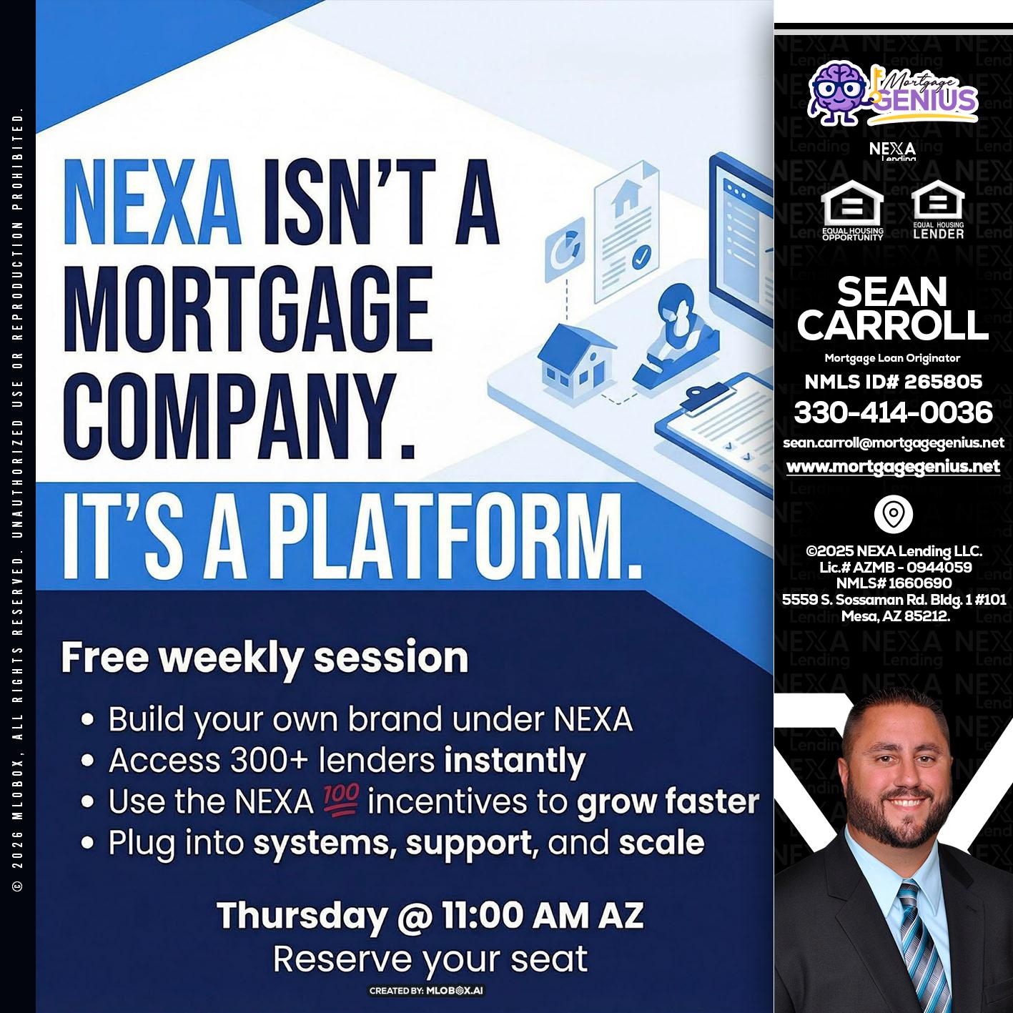 NEXA ISNT - Sean Carroll -Mortgage Loan Originator