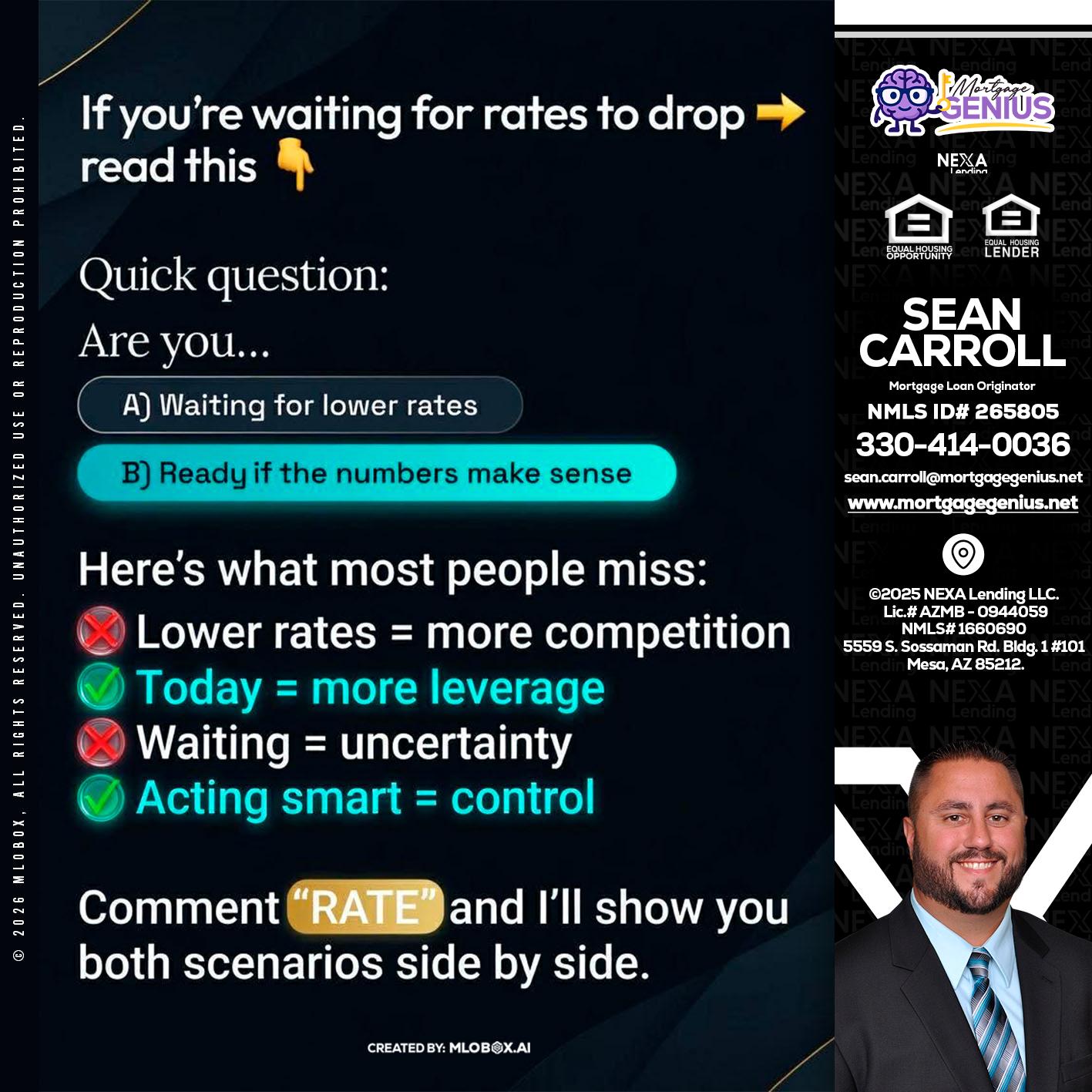 IF YOU ARE - Sean Carroll -Mortgage Loan Originator