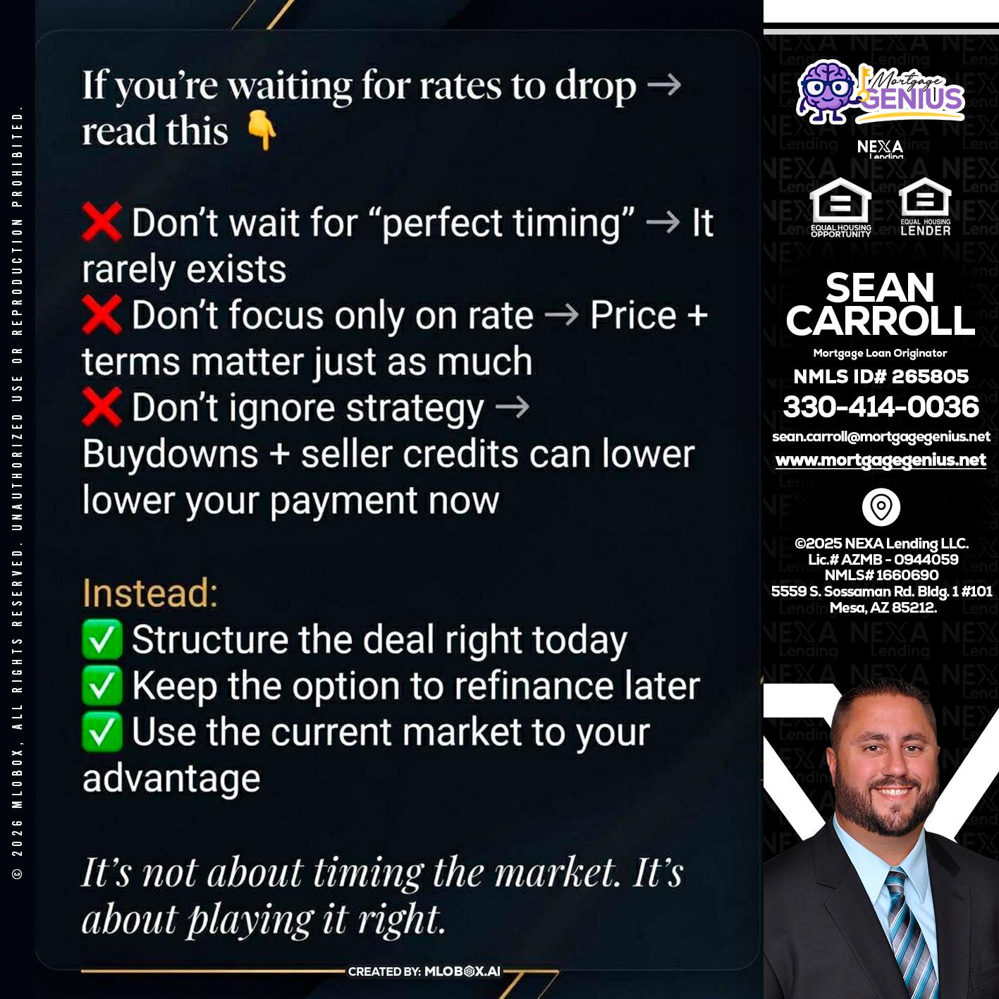 IF YOU ARE - Sean Carroll -Mortgage Loan Originator