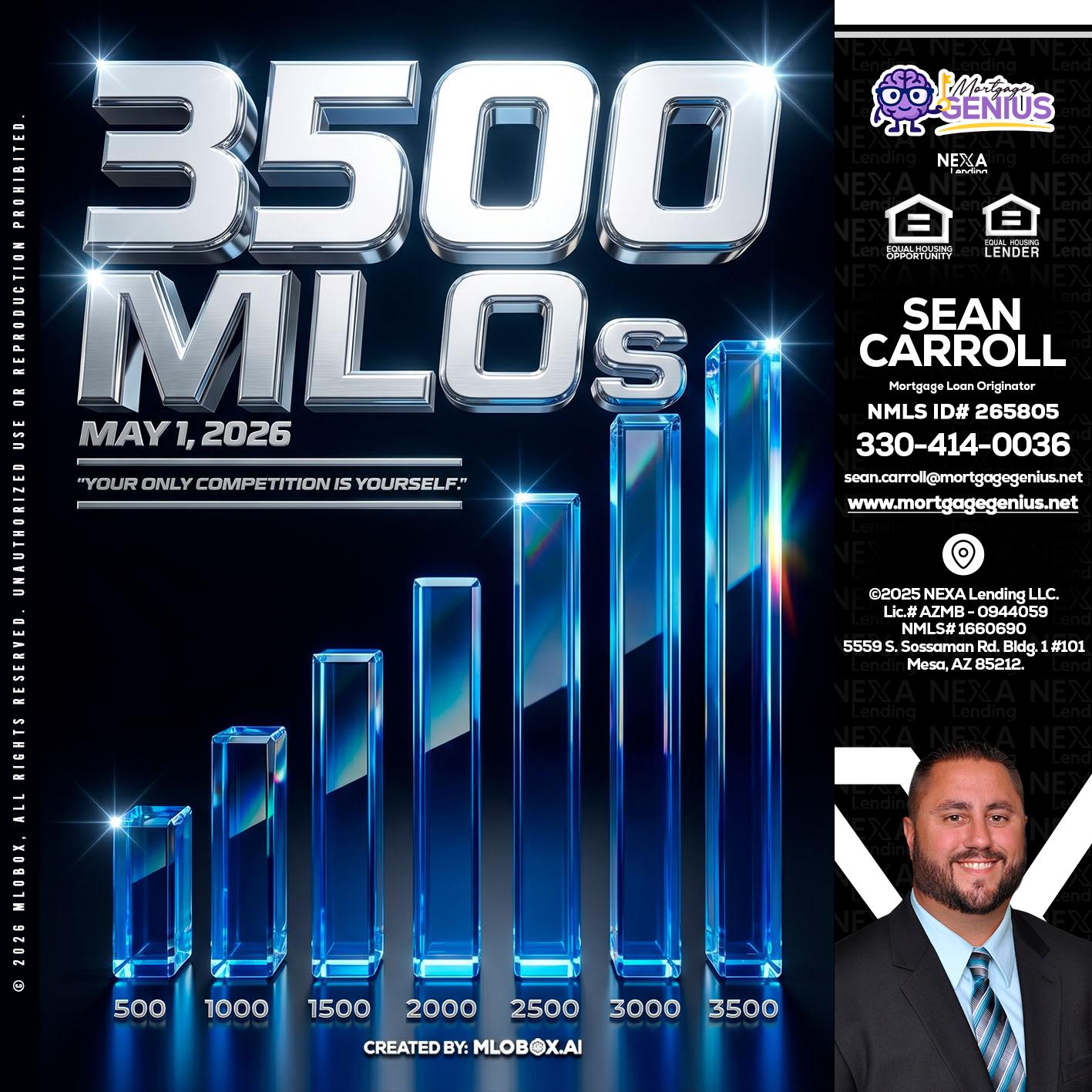 3500 MLOs - Sean Carroll -Mortgage Loan Originator