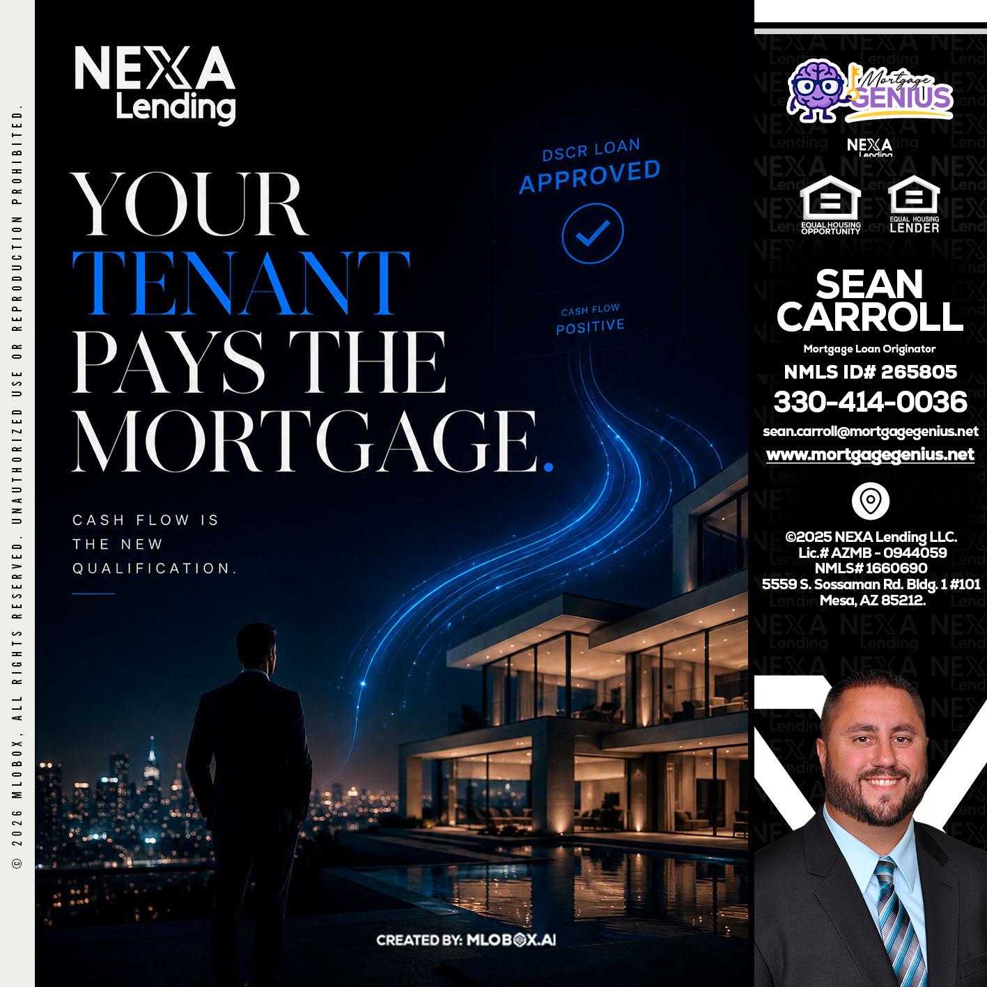 DSCR LOANS - Sean Carroll -Mortgage Loan Originator