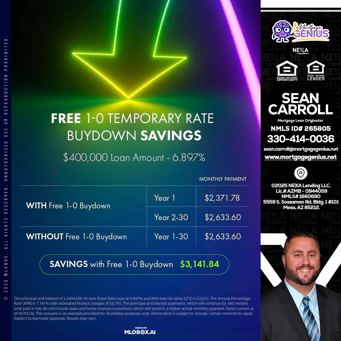 BUYDOWN - Sean Carroll -Mortgage Loan Originator