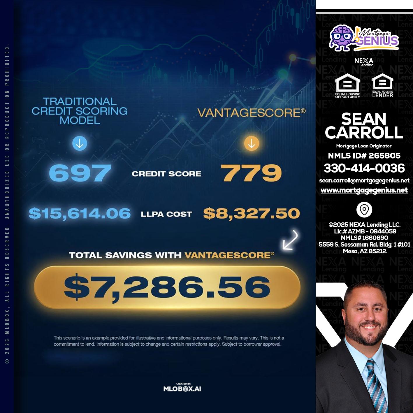 $7,286.56 - Sean Carroll -Mortgage Loan Originator