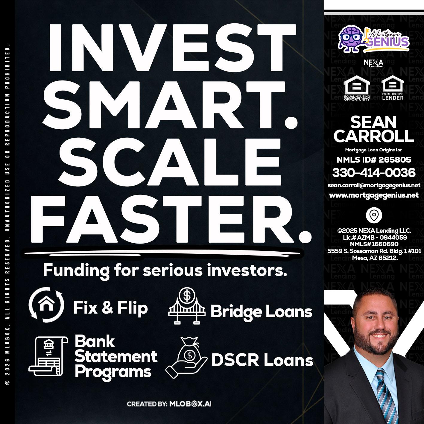 INVEST SMART - Sean Carroll -Mortgage Loan Originator