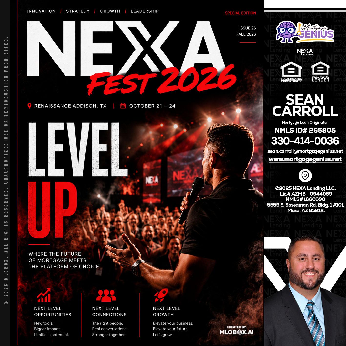 NEXA FEST 2026 - Sean Carroll -Mortgage Loan Originator