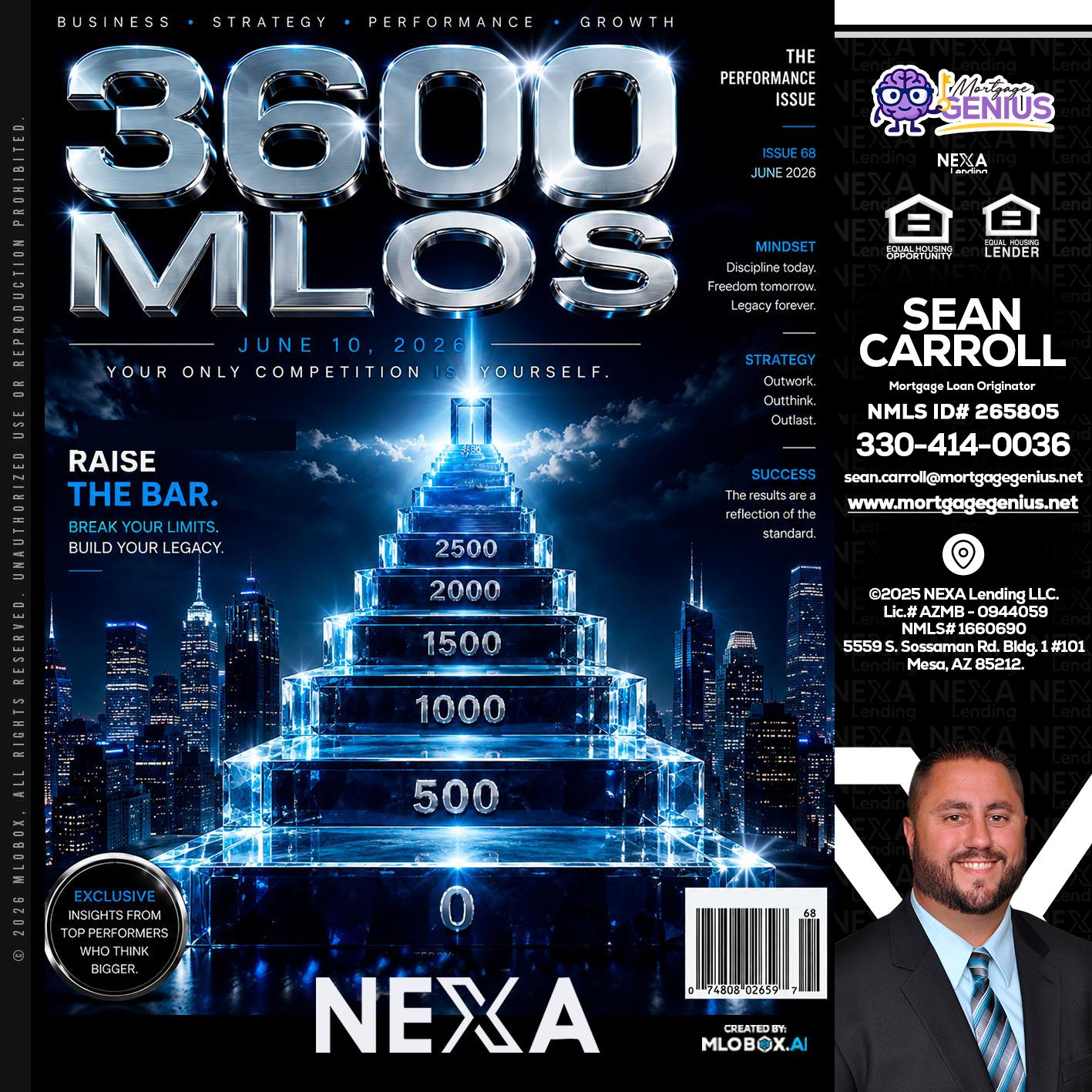3600 MLOs - Sean Carroll -Mortgage Loan Originator