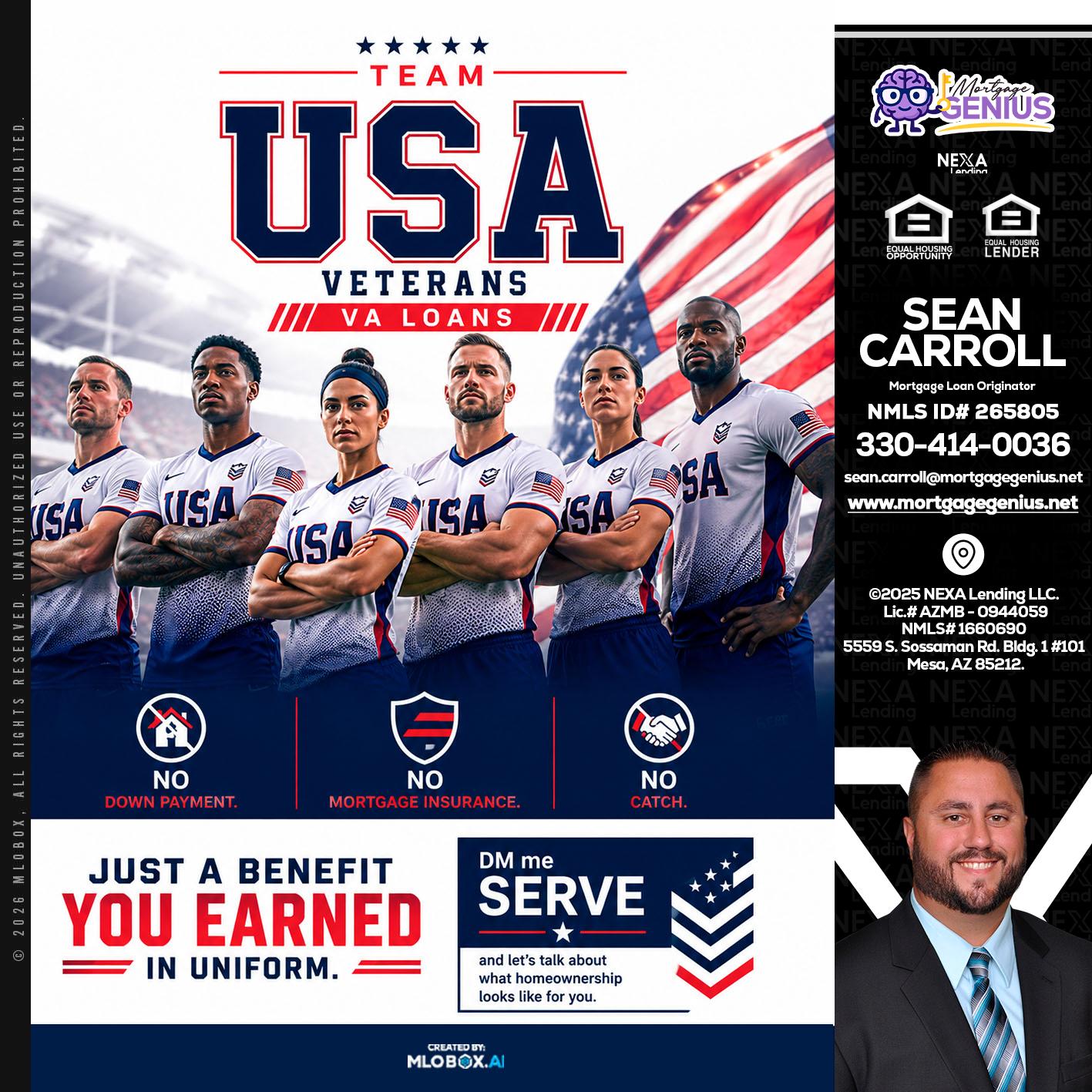 USA TEAM - Sean Carroll -Mortgage Loan Originator