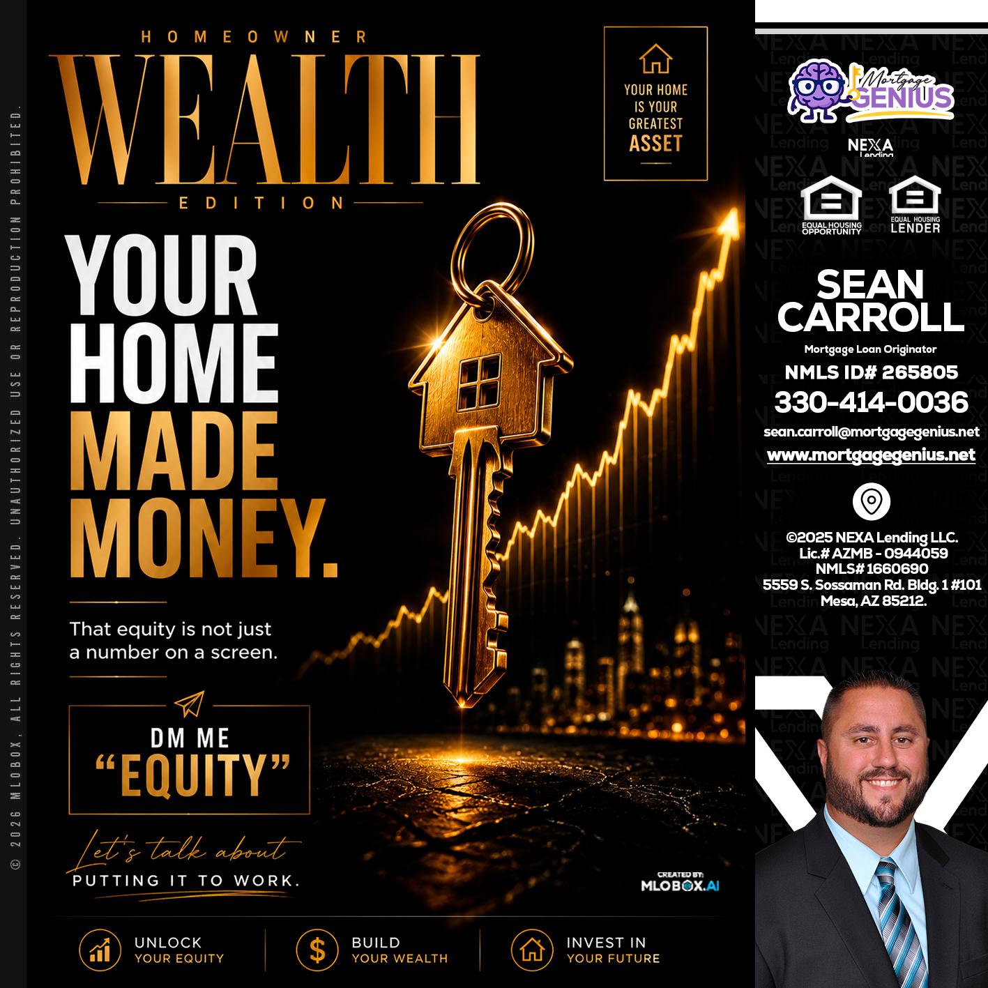 YOUR HOME MADE - Sean Carroll -Mortgage Loan Originator