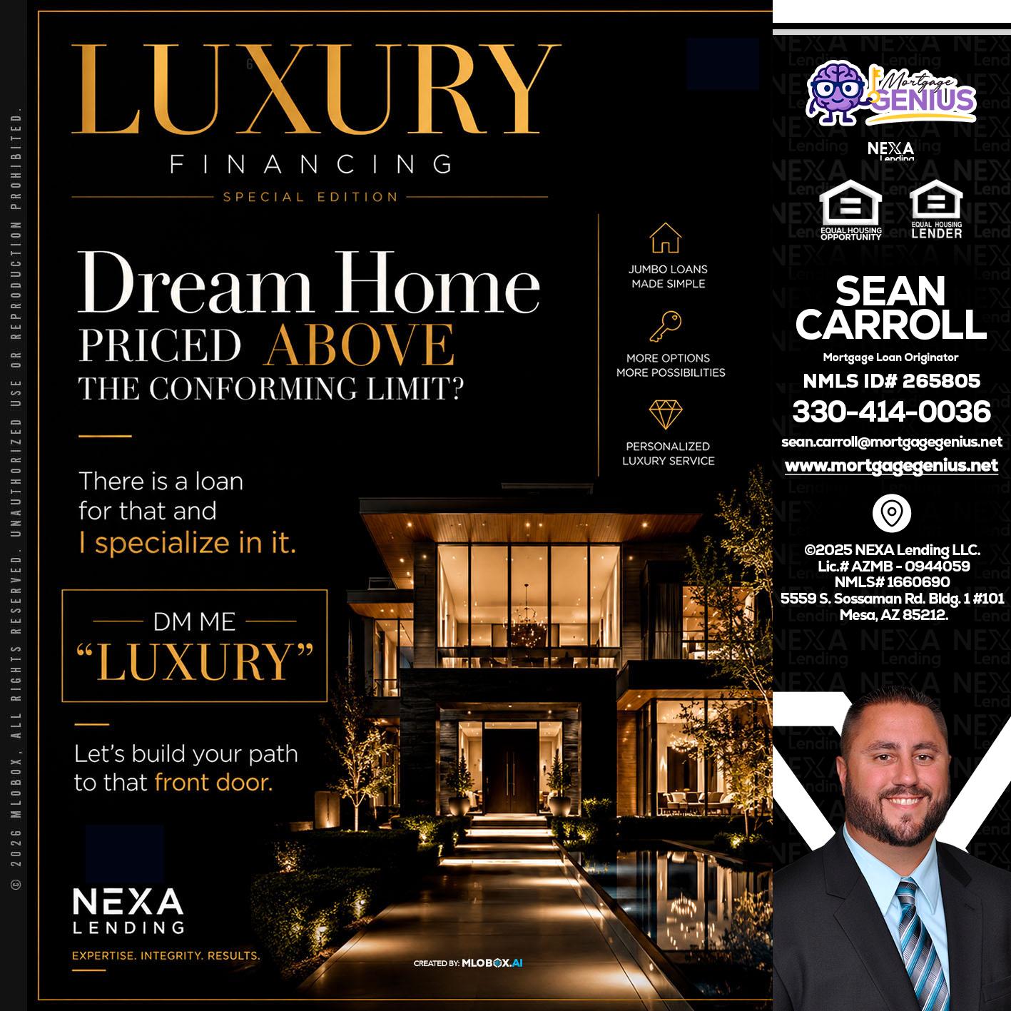 LUXURY - Sean Carroll -Mortgage Loan Originator