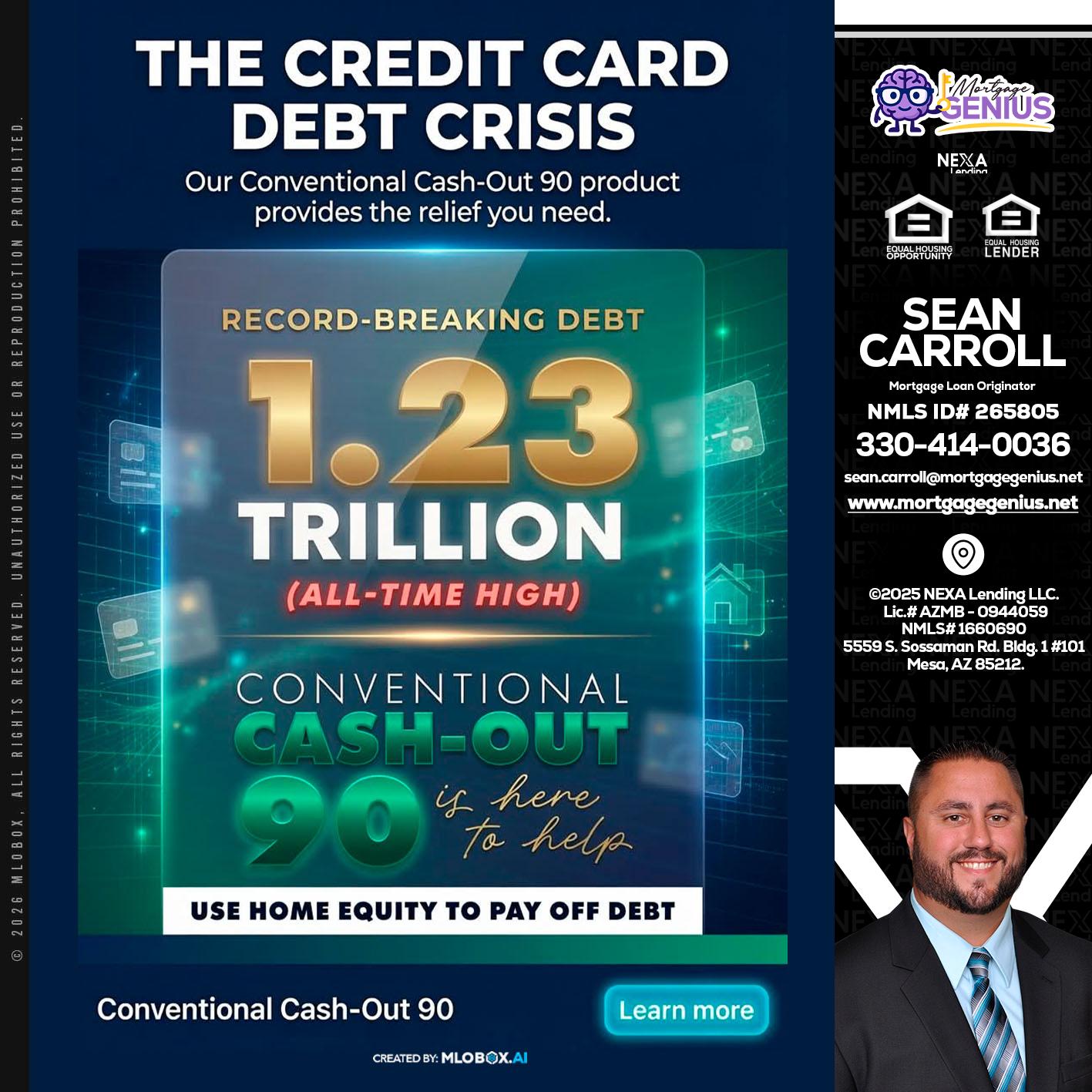 THE CREDIT CARD - Sean Carroll -Mortgage Loan Originator