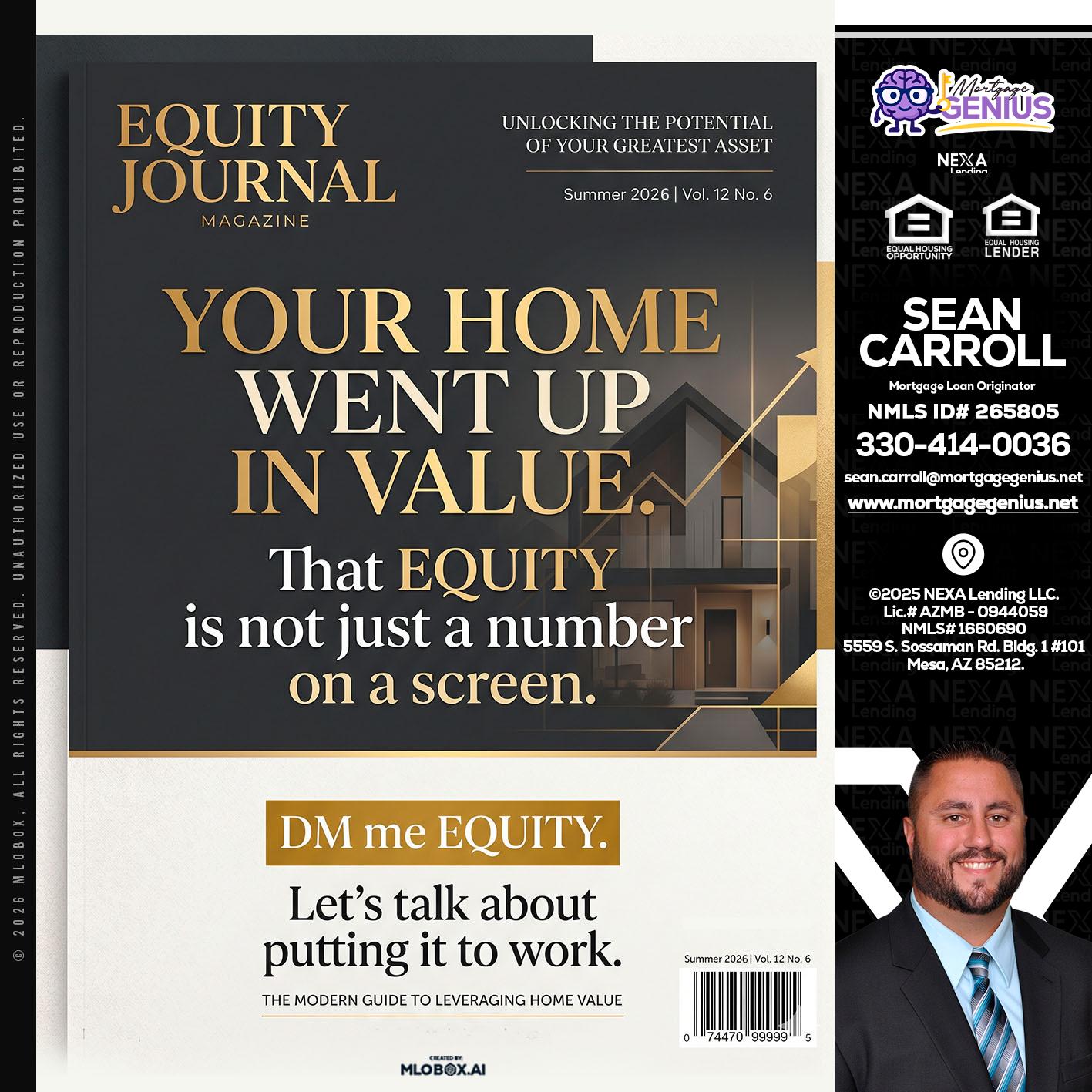 YOUR HOME - Sean Carroll -Mortgage Loan Originator