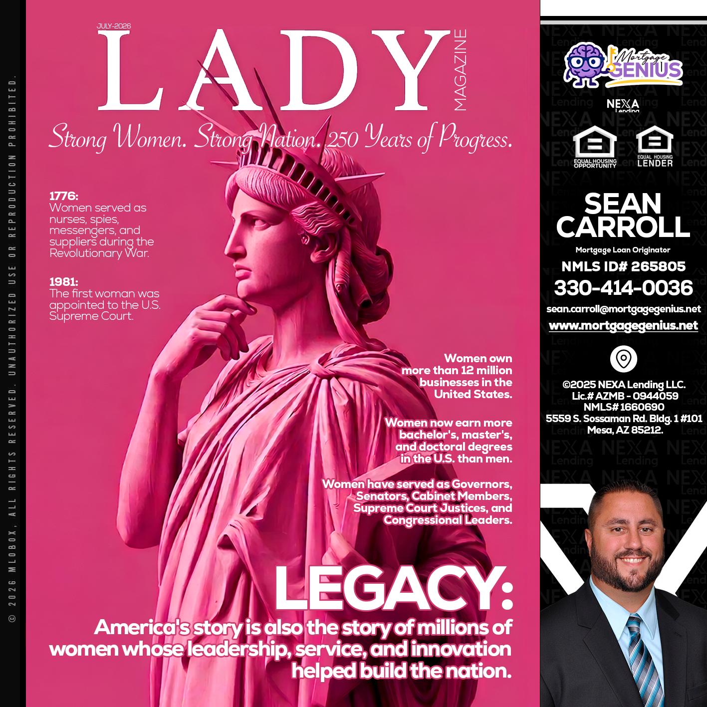 LADY LIBERTY! - Sean Carroll -Mortgage Loan Originator