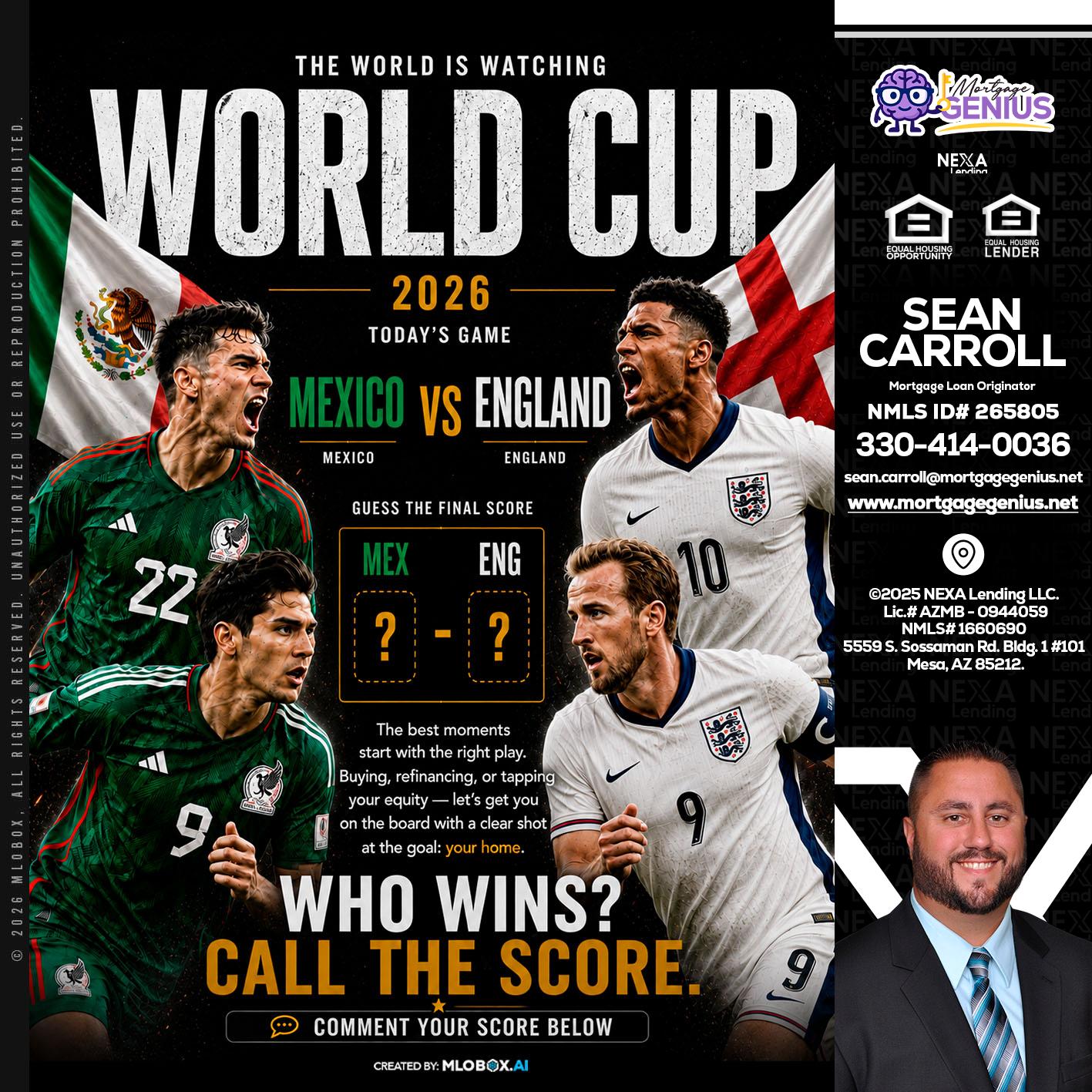WHO'S WIN - Sean Carroll -Mortgage Loan Originator