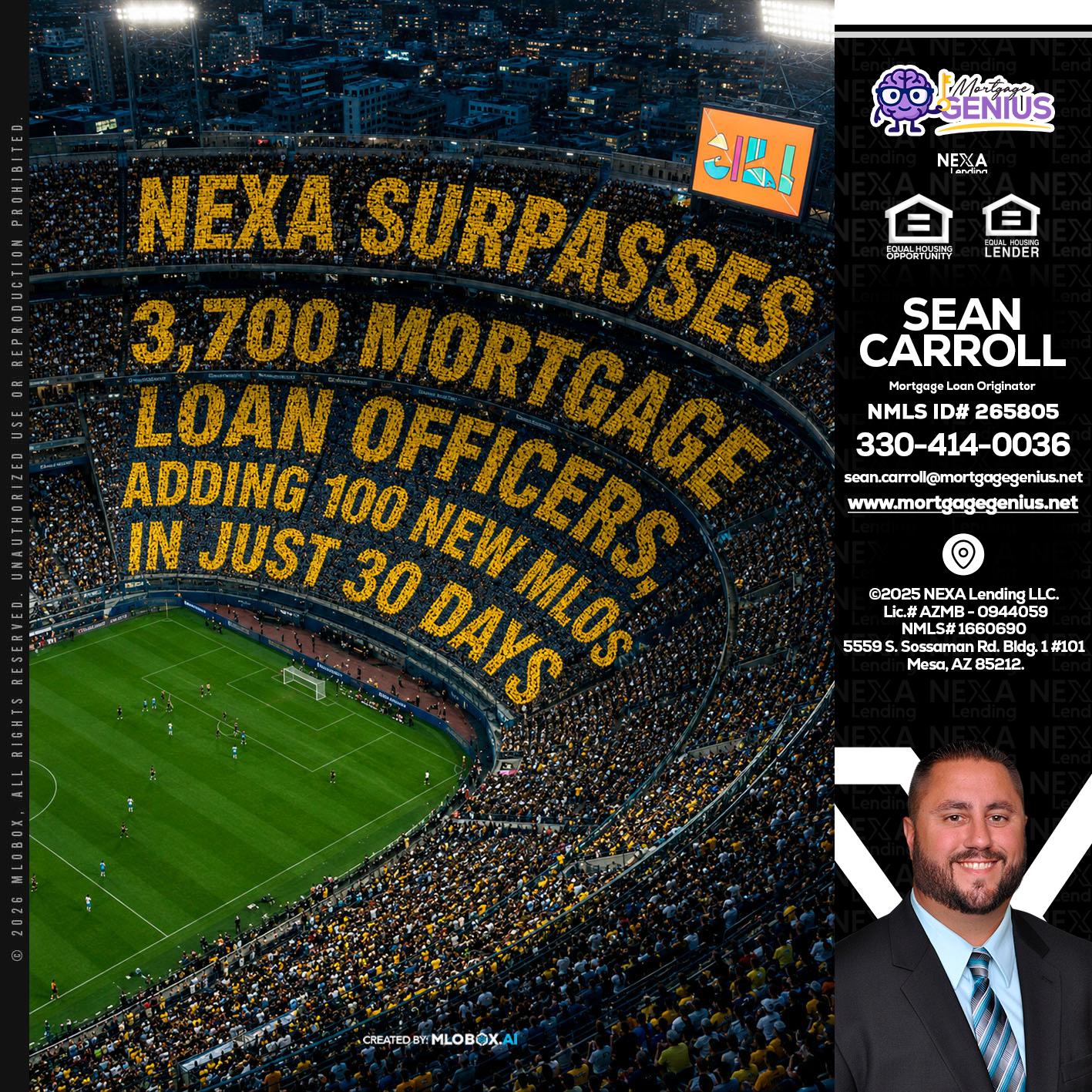 NEXA SURPASSES - Sean Carroll -Mortgage Loan Originator