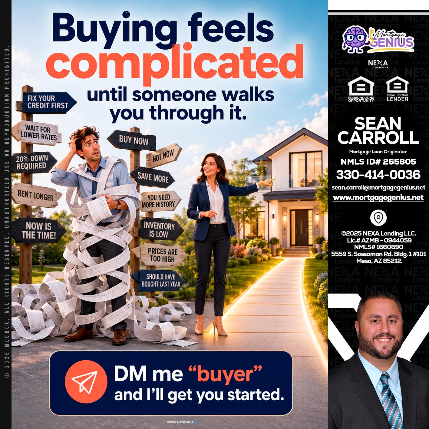 buying feels - Sean Carroll -Mortgage Loan Originator