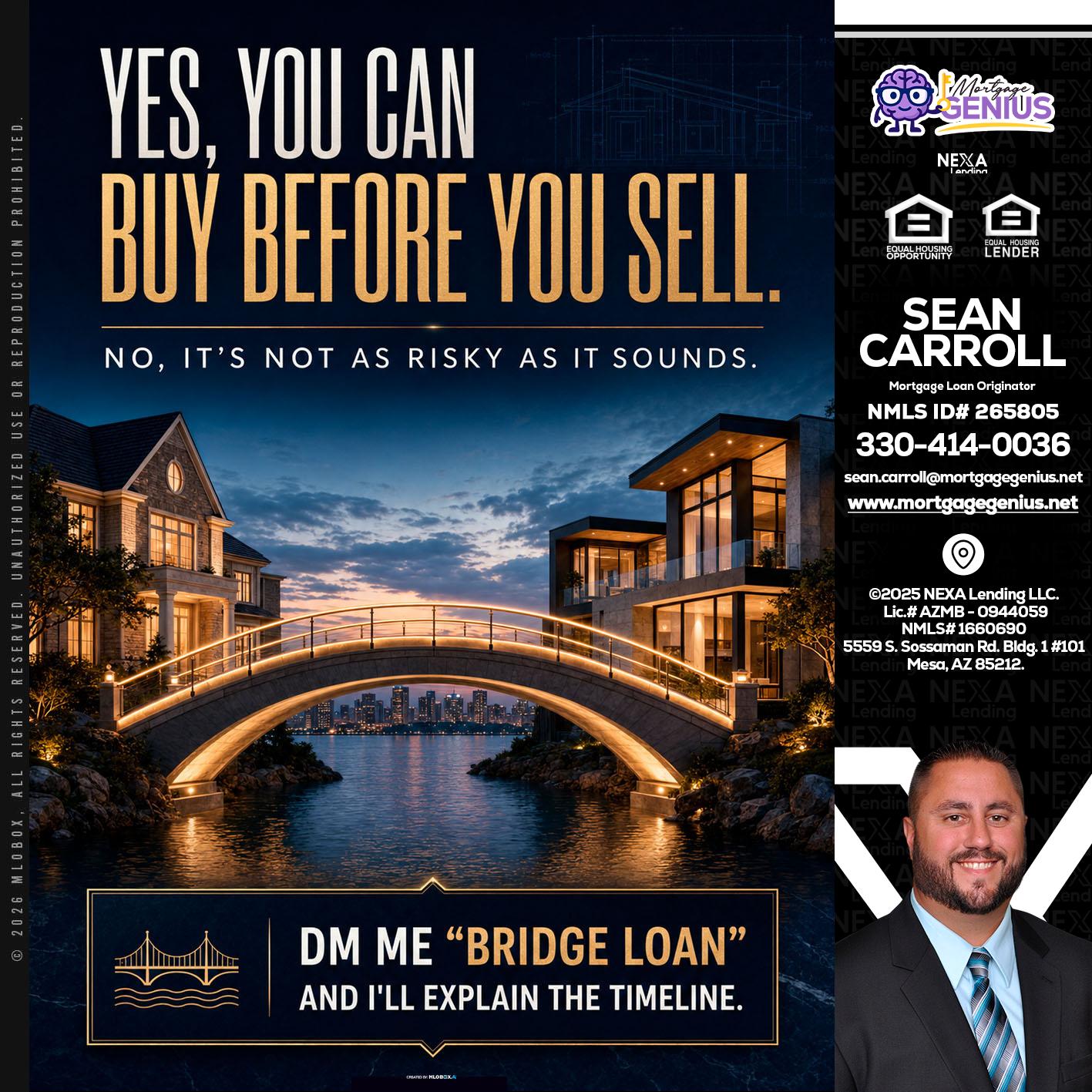 YES, YOU CAN - Sean Carroll -Mortgage Loan Originator