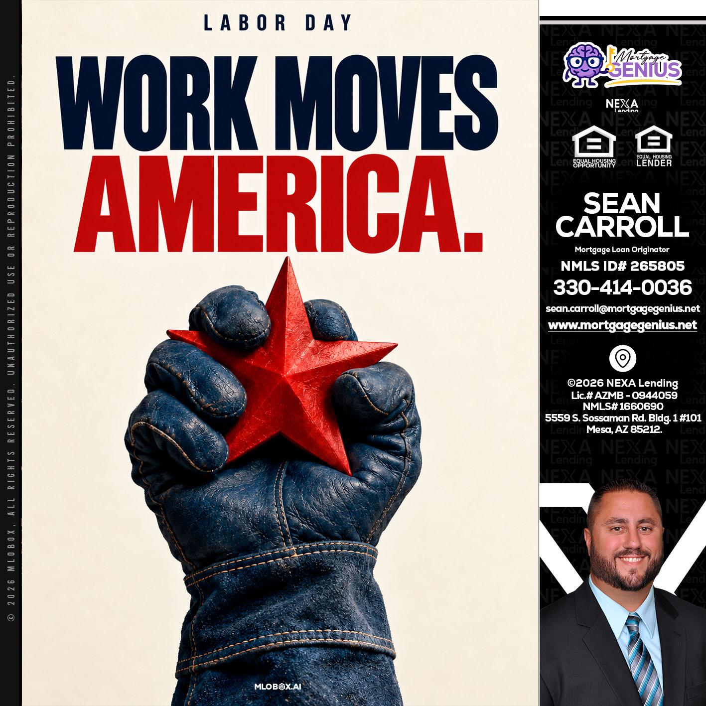 WORKS MOVES AMERICA - Sean Carroll -Mortgage Loan Originator