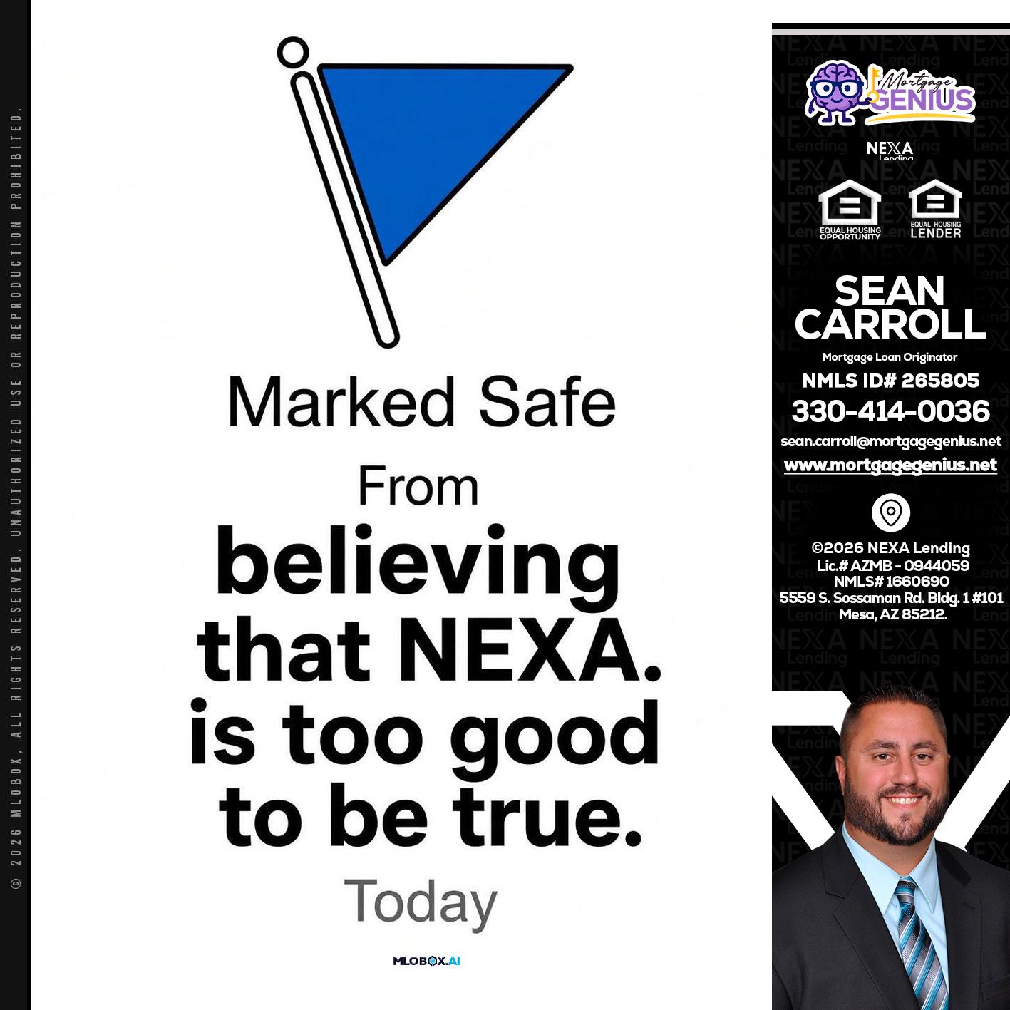 MARKED SAFE - Sean Carroll -Mortgage Loan Originator