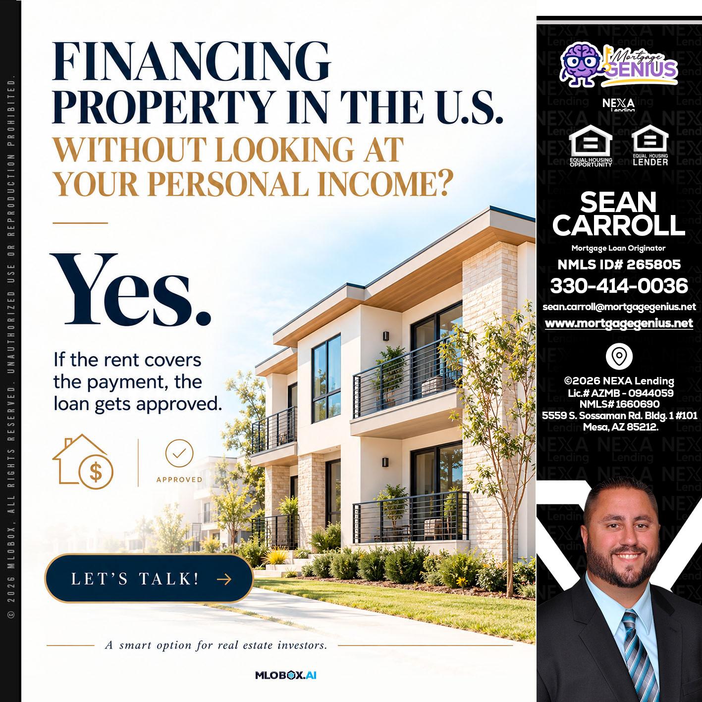 FINANCING - Sean Carroll -Mortgage Loan Originator
